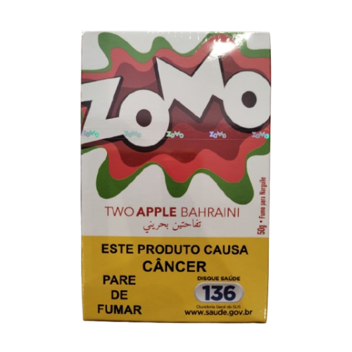 Tabaco para Narguile Zomo Two Apple Bahraini 50gr